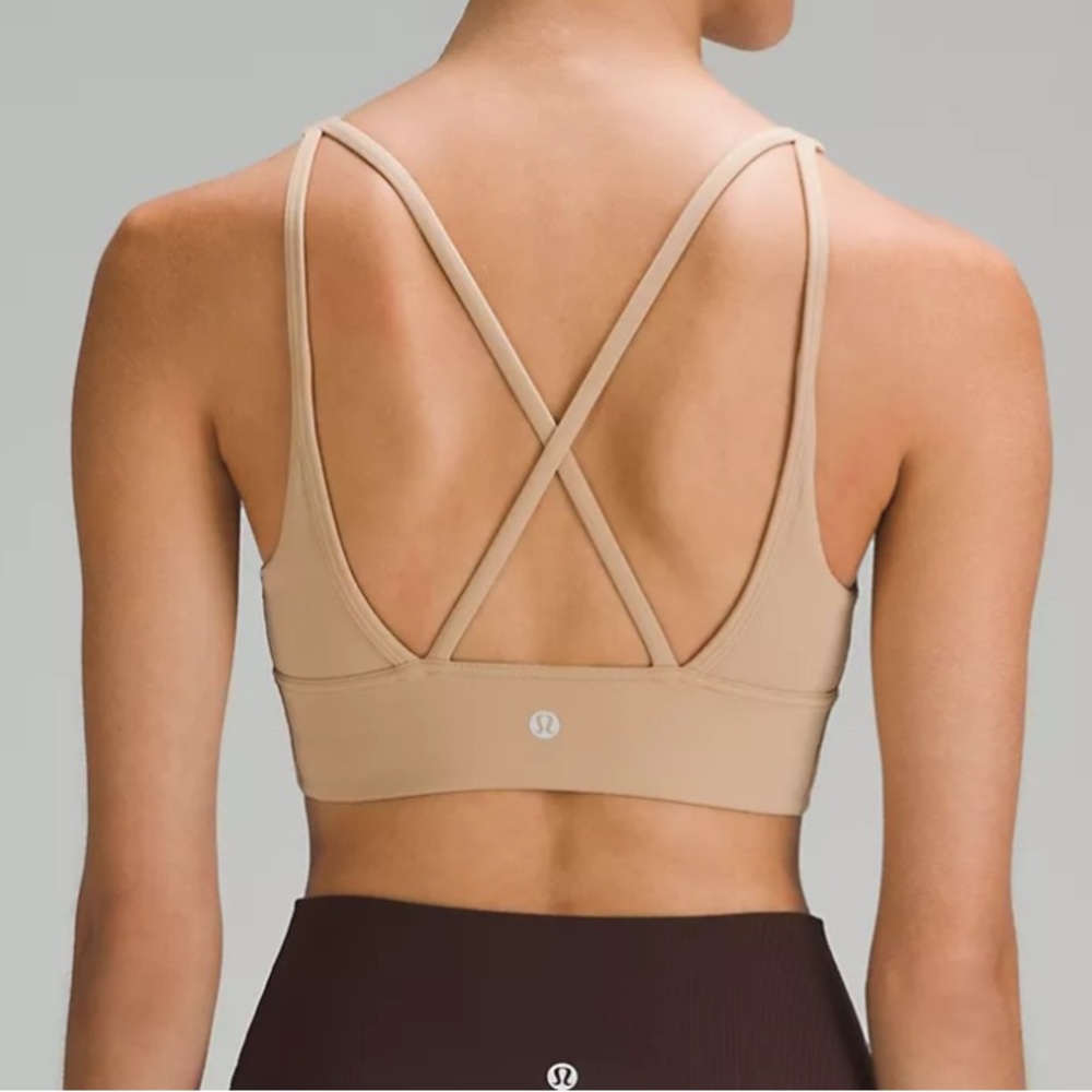 Black lululemon In Alignment Bra size 4